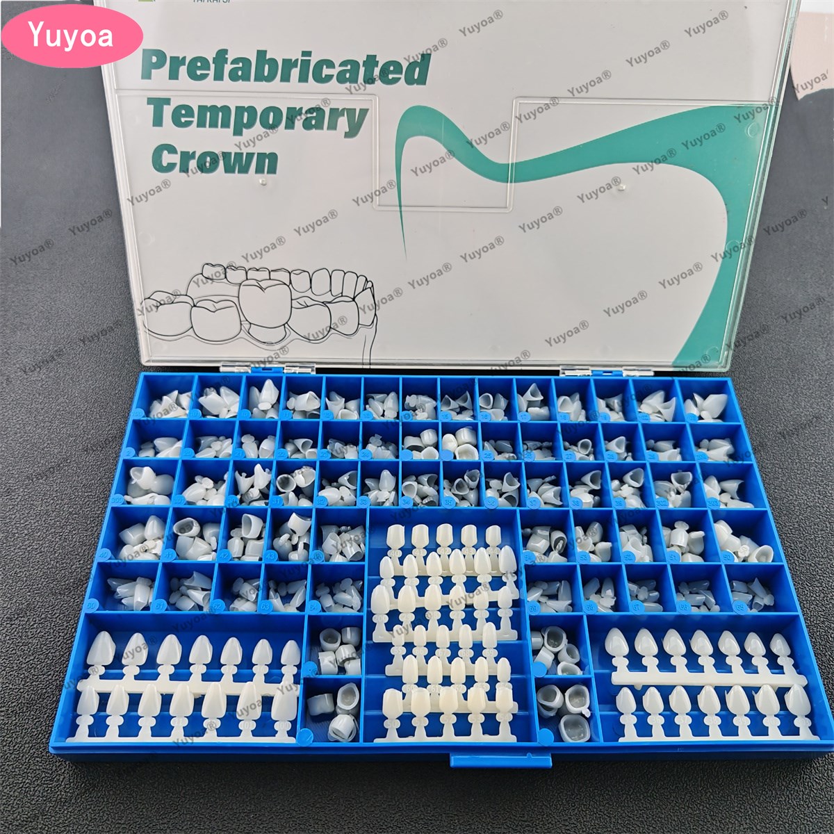 Teeth Whitening Moulds - 1 Satz Dental Prolar Molaren Anterioren
