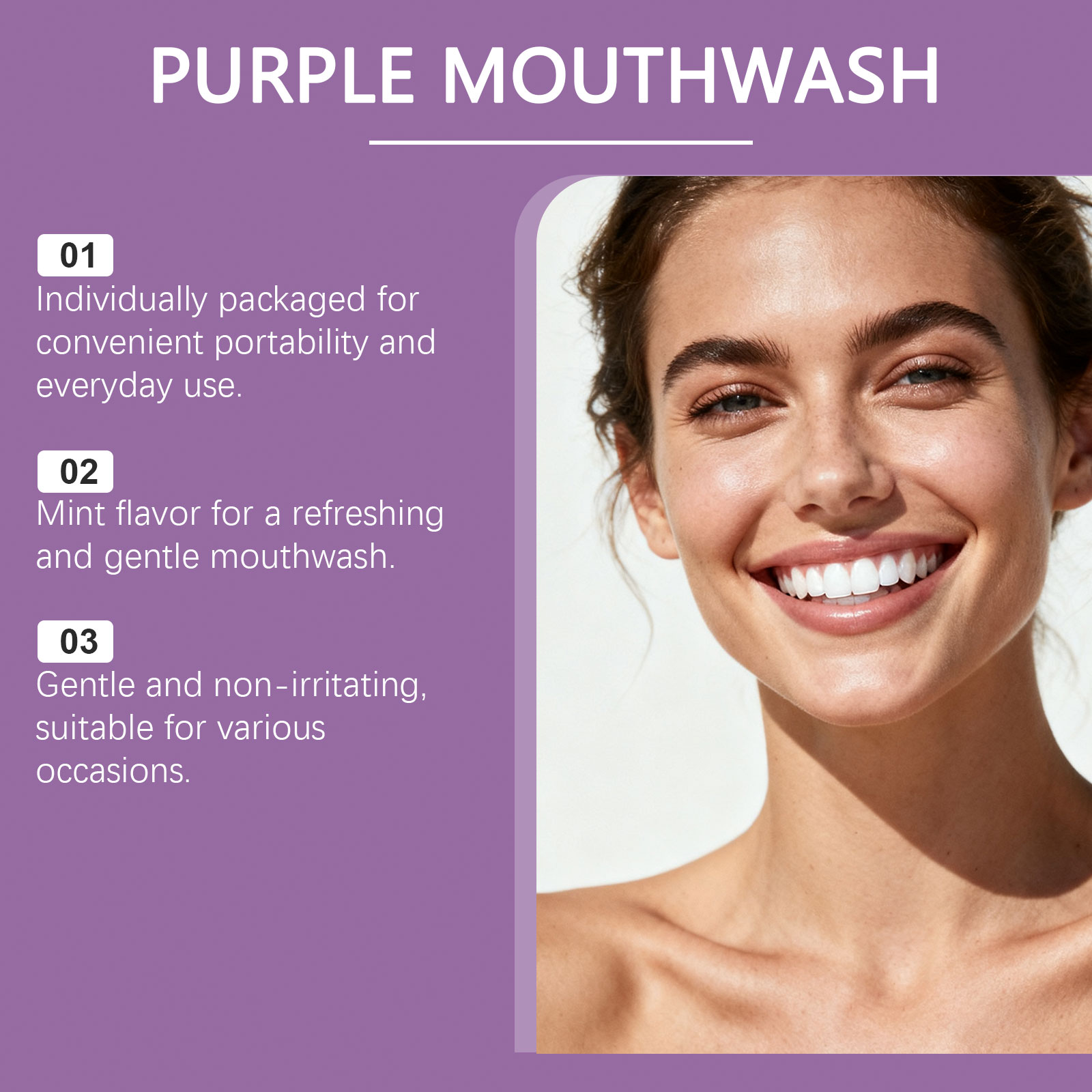 Lila Mundwasser zur Farbkorrek – Teeth Whitening Mouthwash Bewertung und Preis